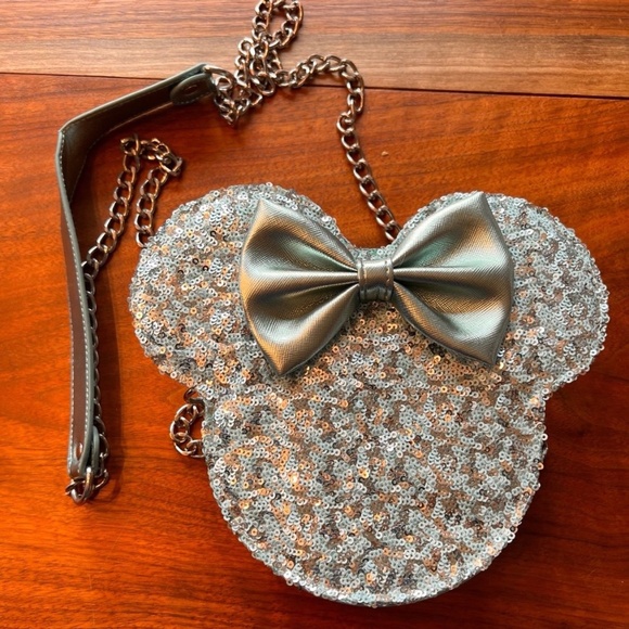 Disney Handbags - Frozen Arendelle Disney Loungefly Sequin Crossbody Bag